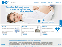 Tablet Screenshot of hrpharma.com